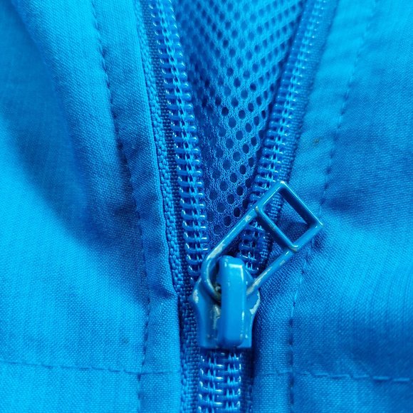 Vintage Nike Team Men's Blue Full Zip Wind Breaker Jacket Size L - Picture 8 of 10